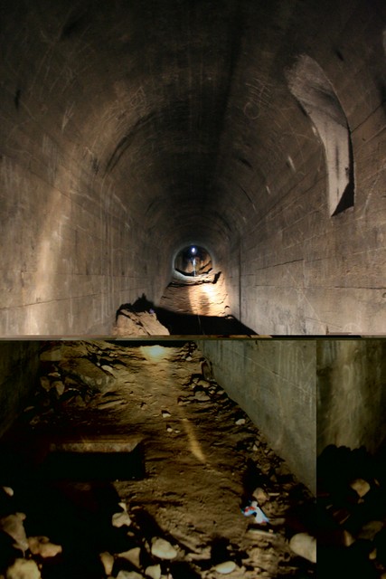 Vienas iš 4 požemio tunelių