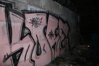 Užvatara išpaišyta grafiti
