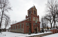Nemunėlio Radviliškio bažnyčia pastatyta iš aplinkinių atodangų uolienų