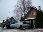 Prieš išvažiuojant Mergežeryje