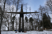 Paminklas lietuvių požemių deivei Velionai